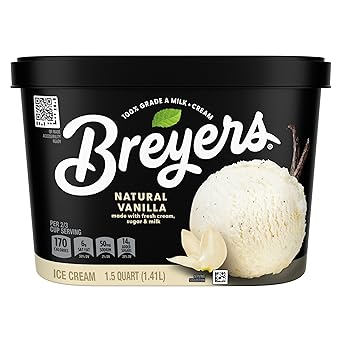 Breyers, Ice Cream Vanilla, 48 Fl Oz
