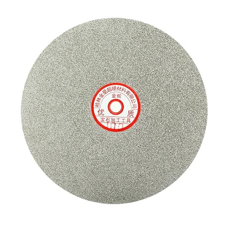 uxcell 200mm 8-inch Grit 100 Diamond Coated Flat Lap Disk Wheel Grinding Sanding Disc