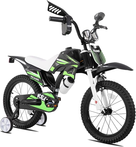 KEANO Motocross Style Kids Bike for Boys Girls Ages 3-7 Years