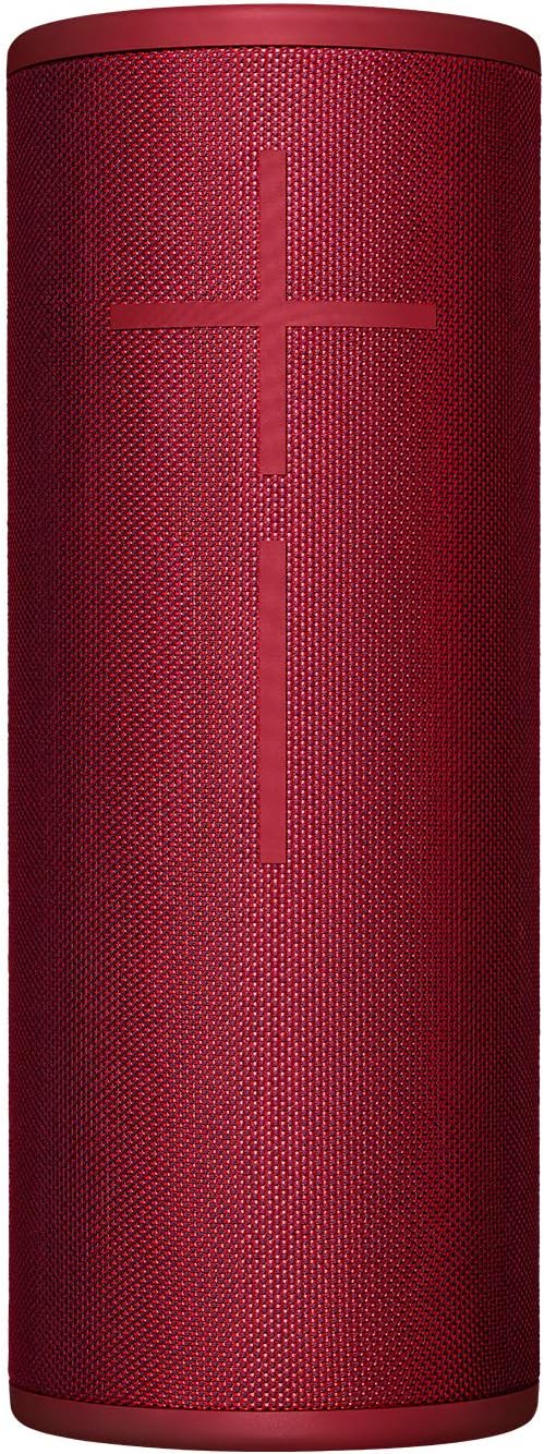 Ultimate Ears Megaboom 3 Portable Wireless Bluetooth Speaker (Powerful Sound + Thundering Bass, Bluetooth, Magic Button, Waterproof, Battery 20 Hours) - Sunset Red