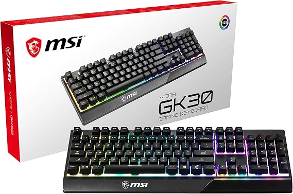 MSI Vigor GK30 RGB Mystic Light Mechanical Gaming Keyboard - German Layout