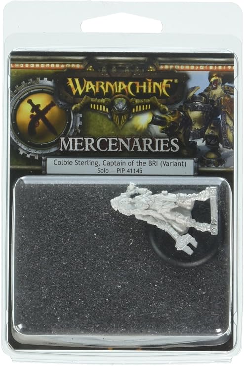 Privateer Press War Machine Mercenary Captain of The Bri Kit