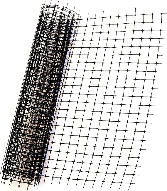 Cardinal Gates DS30 Outdoor Deck Netting, 30 ft x 3 ft, Black