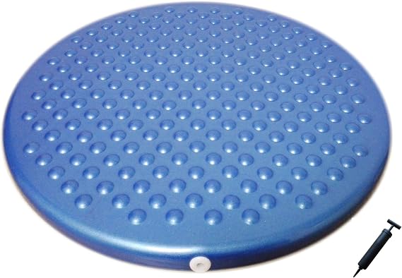 AppleRound Jr. Inflatable Seat Cushion with Pump, 31cm/12in Diameter, Sensory Wiggle Seat for Kids