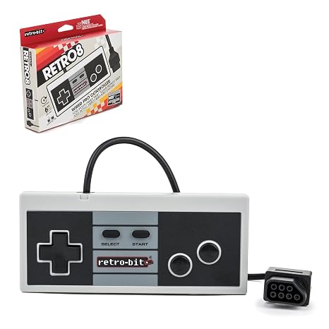Retro-Bit NES - Controller - Wired - 8-Bit - Classic Color (Retro-Bit)