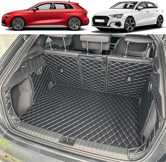 Boot Liner Compatible with Audi A3 Sportback from 5/2020 (Upper Loading Floor) Boot Mat Boot Cover