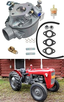 munirater Carburetor with Gasket Replacement for Massey Ferguson 35 40 50 F40 135 150 Marvel TSX605 533969M91