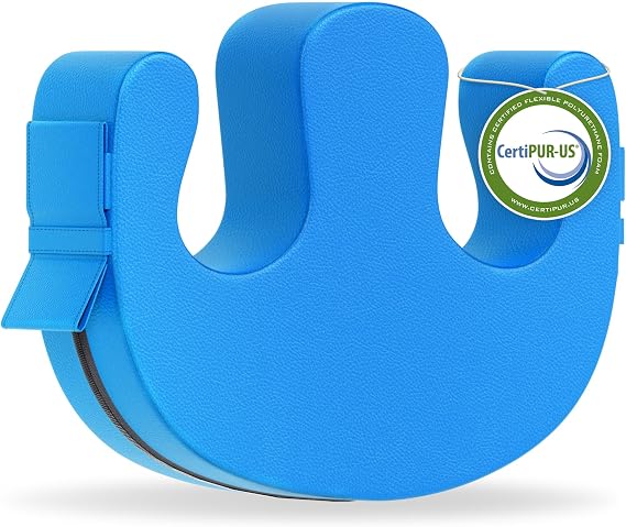 Patient Positioning Pillow with Handles U-Shaped Turning Support Cushion for Bedridden Care, Waterproof Cover, Reusable Assistive Aid