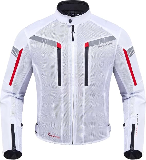 Summer Motorcycle Riding Jacket for Men with CE Armor