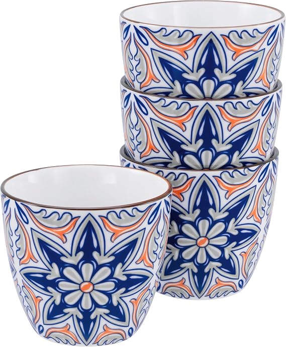 Creatable, 21887 Aladdin Series 4-Piece Tableware Set for 4 People, Stoneware Mug Set, Dishwasher and Microwave Safe, Quality Production