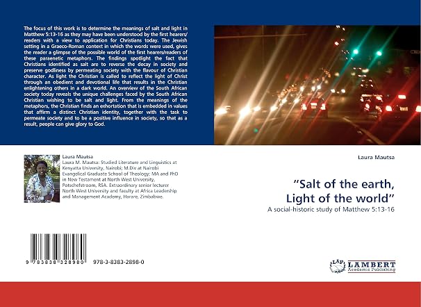 ?Salt of the earth, Light of the world?: A social-historic study of Matthew 5:13-16