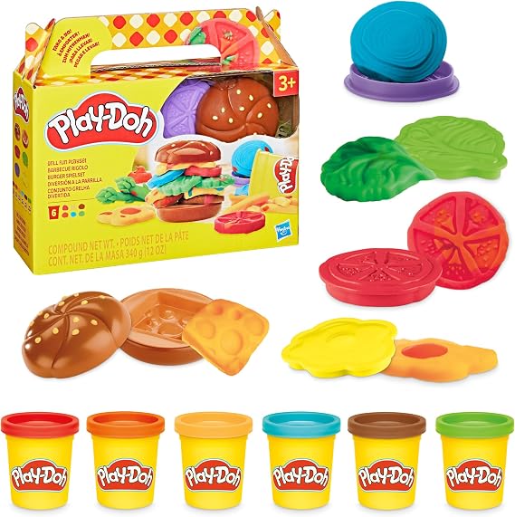 PLAY-DOH Grill Fun Playset, Play Mutfak Oyuncakları, Çocuklar için Sanat ve El Sanatları 3+ Yıl