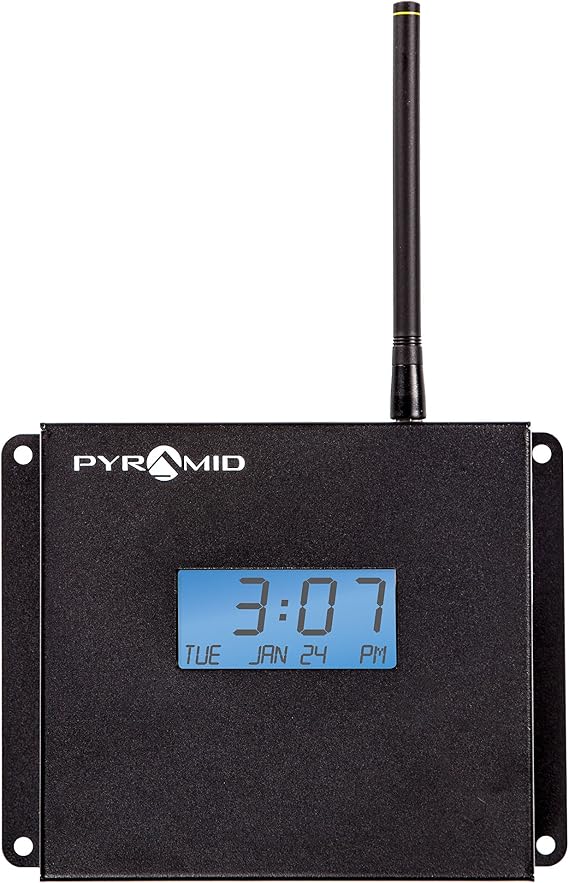 Pyramid TimeTrax Sync RF Wireless Clock Add-On Transmitter (42337), Black