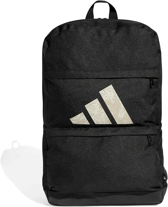 adidas Uni Uni Motion Backpack, Black/Wonder Beige, One Size