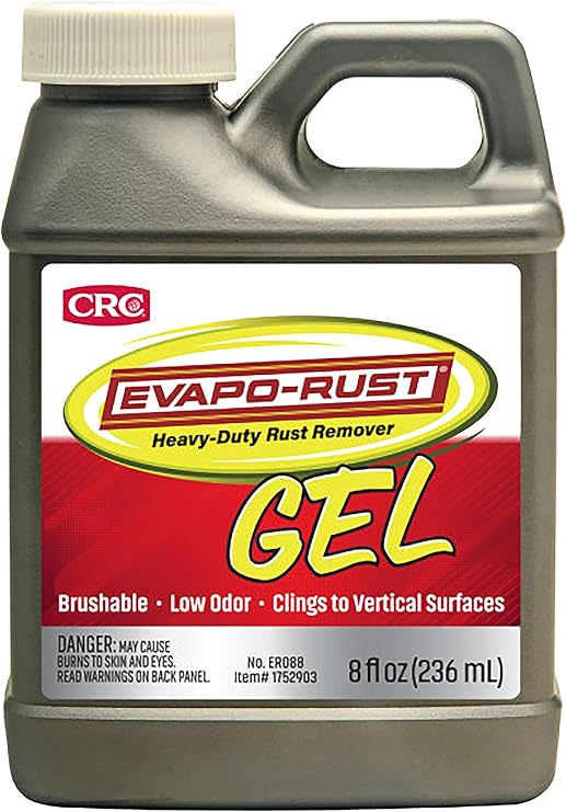 CRC Evapo-Rust Gel Rust Remover, 8 oz Bottle