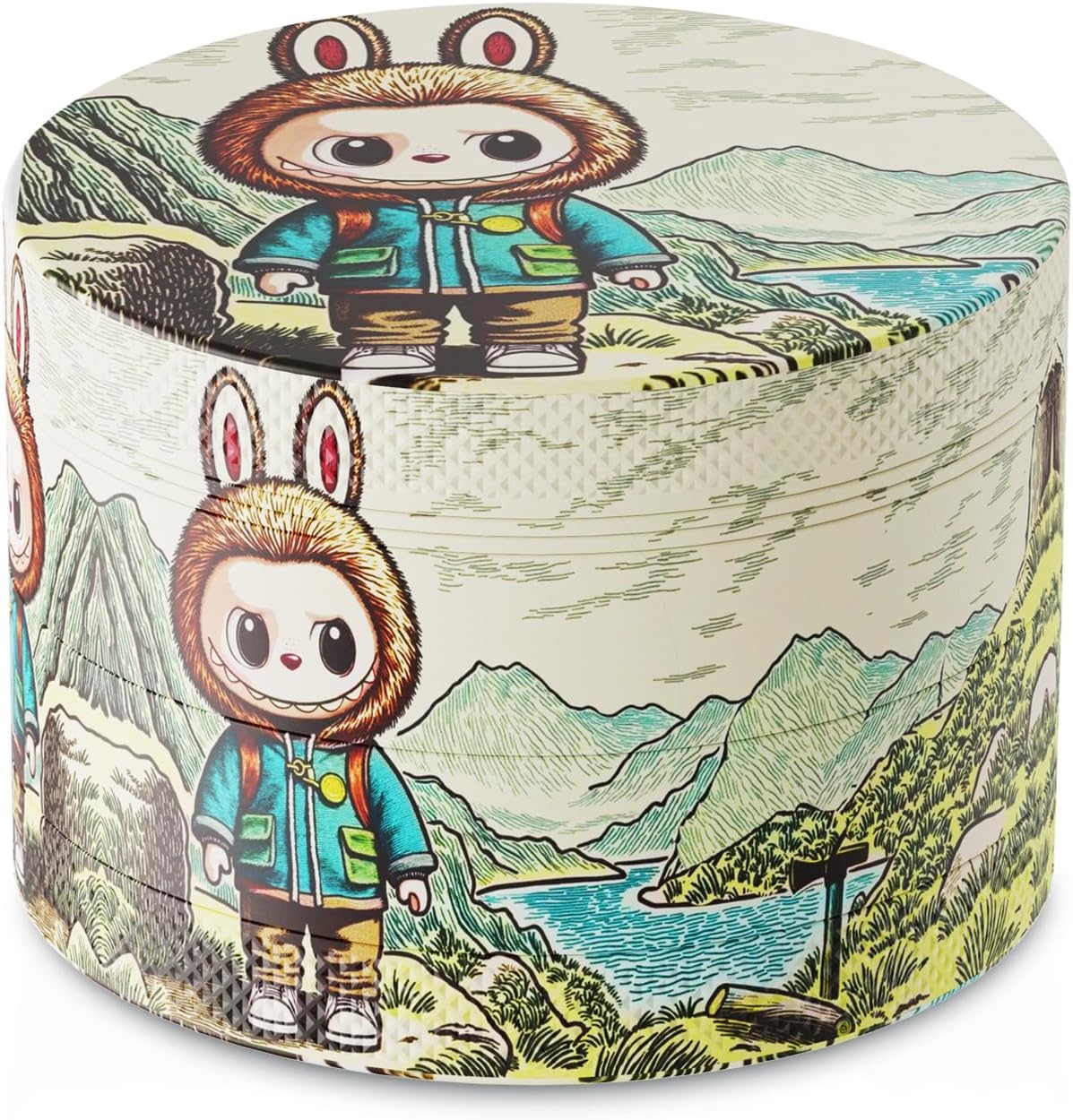 2.5inch Boho Cartoon Grinder kitchen tool Cartoon