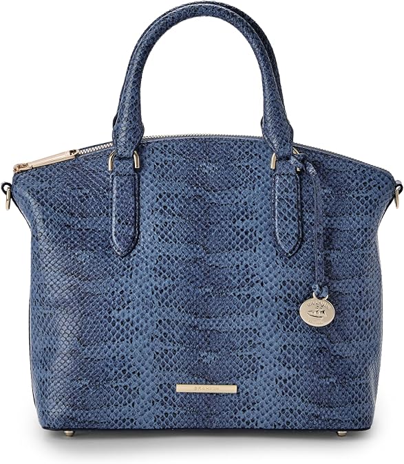 BRAHMIN Duxbury Satchel - Navy Bonaire