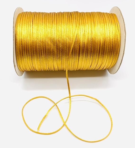 Satin Cord Rattail Chinese Knot 2MM-100 Yards (Ice Blue)
