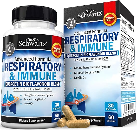 Lung Detox Respiratory & Immune Support Supplement, 60 Capsules