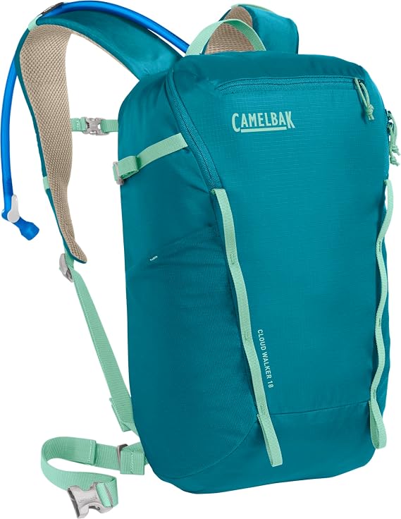 CamelBak Cloud Walker 18 Hiking Hydration Backpack, Breathable DayHike Comfort with 85oz Crux Reservoir, Tahitian Tide