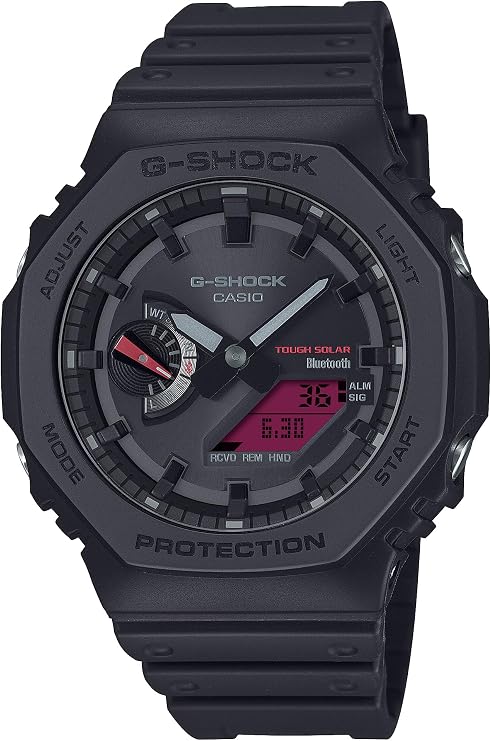 Casio GA-B2100BBR-1AJF Wristwatch, Made with Eco-Friendly Material, Bluetooth, Tough Solar, Men's Black