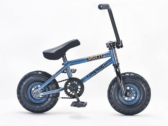 Rocker BMX Mini BMX Bike iROK+ Spotty RKR - Blue mini BMX Freestyle Bicycle