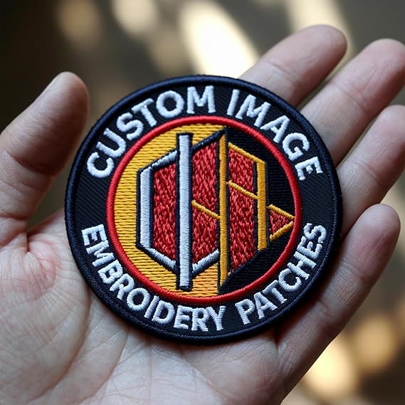 Custom Embroidered Logo or Image Patches, Custom Patches Design Your Own, Create Design Your Own, Embroidery Patch for Clothes, Backpacks, and Hats