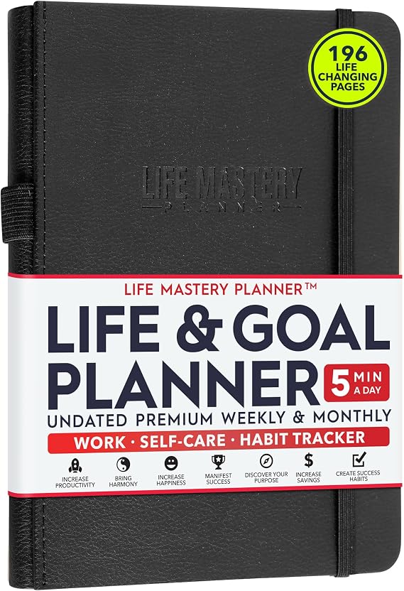 Life & Goal Planner - Weekly & Monthly Planners for Women & Men