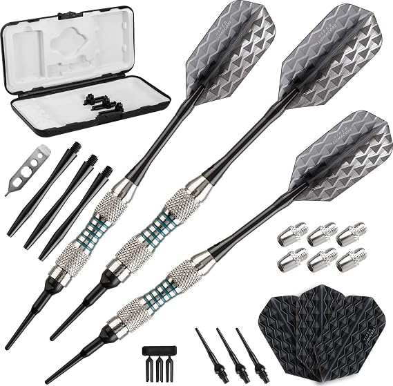 Viper by GLD Products Bobcat Adjustable Weight Soft Tip Darts with Storage/Travel Case
