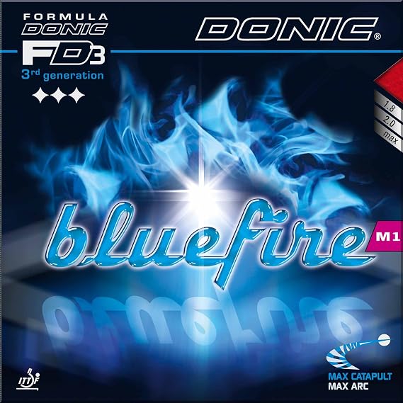 DONIC Rubber Bluefire M1Options 2 0 Mm 2.0Mm Black