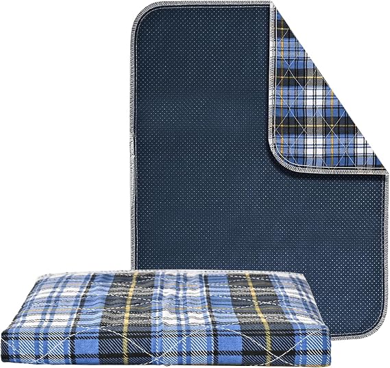 Anti-Slip Quilted Washable and Reusable Incontinence Bed Underpads, 36" X 72", (1 Pack ), Waterproof Sheet and Mattress Protectors