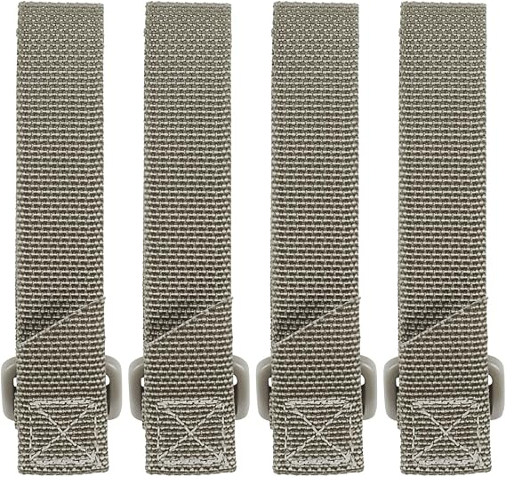 MAXPEDITION 3-Inch TacTie Attachment Straps (Pack of 4) MOLLE Clips for EDC Pouches and Pocket Organizers, Replacement MOLLE Straps for Tactical Gear