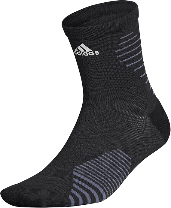 adidas Unisex Running Mid-Crew Socks (1 Pair)