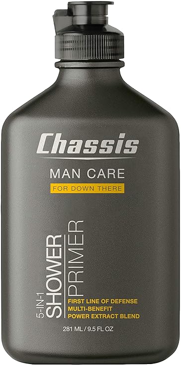 Chassis 5-in-1 Shower Primer, Mens Anti-Chafing Gel and Deep-Cleansing Bodywash