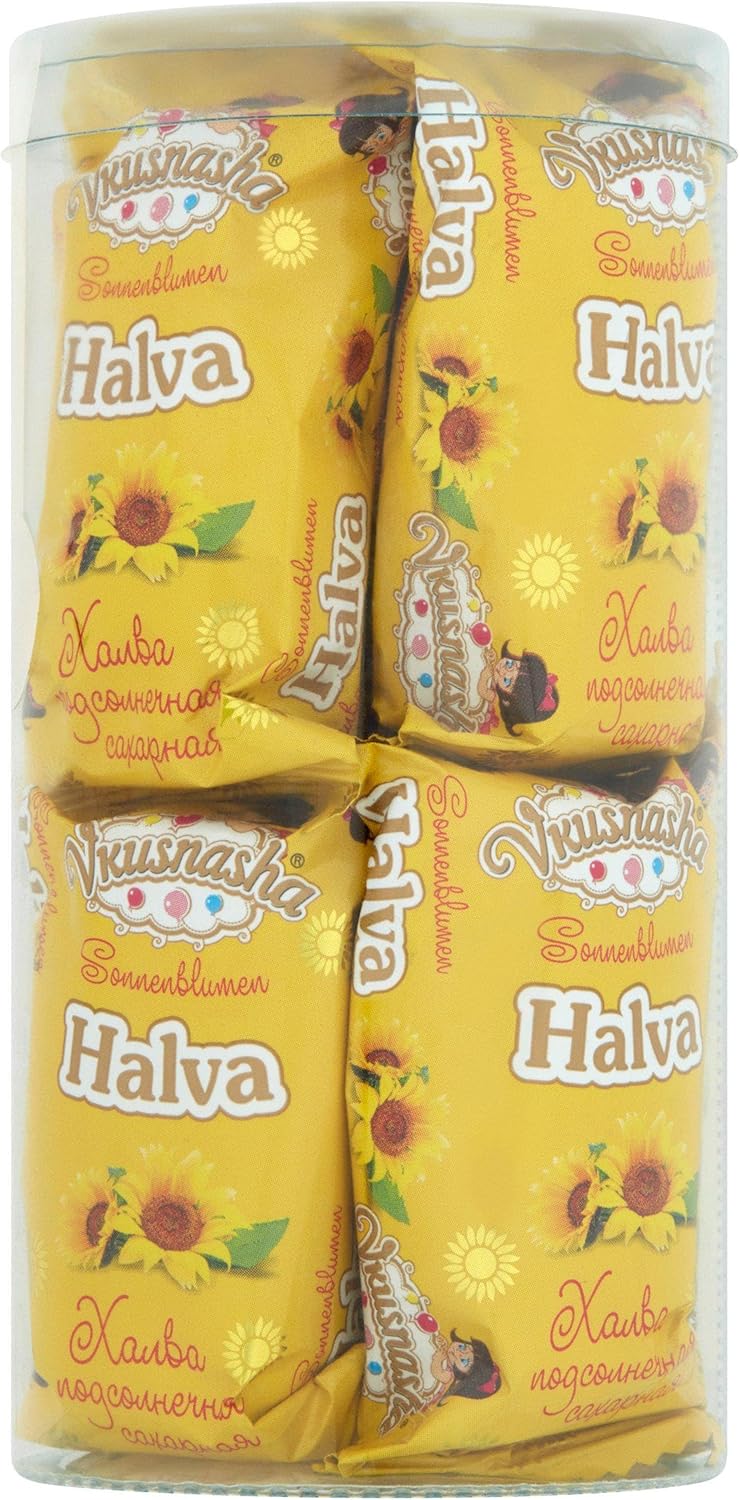 Sunflower Halva | Vkusnasha Sacharnaya 250g (Pack of 2)