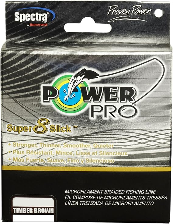 PowerPro 31100200150T Super 8 Slick Braided Fishing Line 20Lb 150