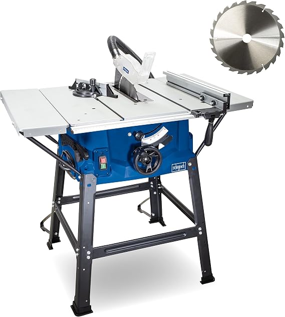 Scheppach Table saw HS100S | Power 2000W | Blade 250x30 mm | Max. cutting height 85 mm | Table dimensions 940x642 mm