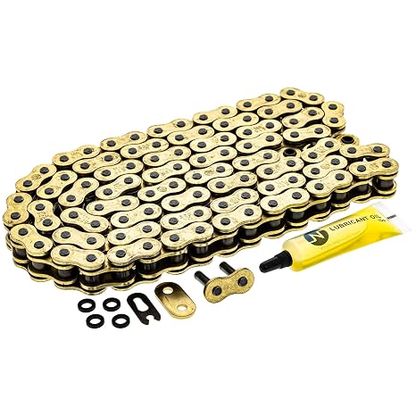 NICHE Gold 525 X-Ring Chain 106 Links with Connecting Master Link