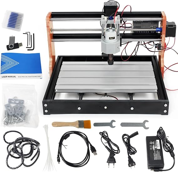RATTMMOTOR Upgrade 3018-PRO CNC Wood Router Machine Kit