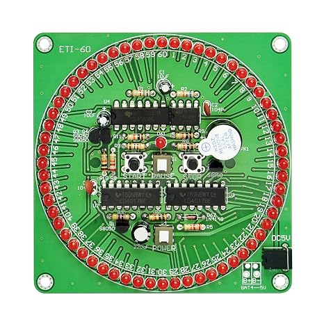 Gikfun 60 Seconds DIY Electronic Timer Soldering Practice Board Kit for Arduino 61 Red LED EK1904