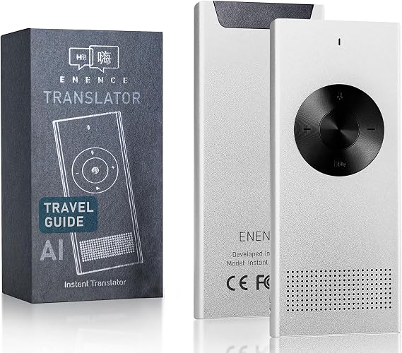 Enence PRO Language Translator Device, Real-Time Voice Translation