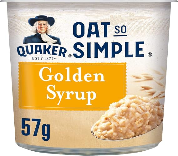 Quaker Oats So Simple Golden Syrup Porridge Pots - 8x57g