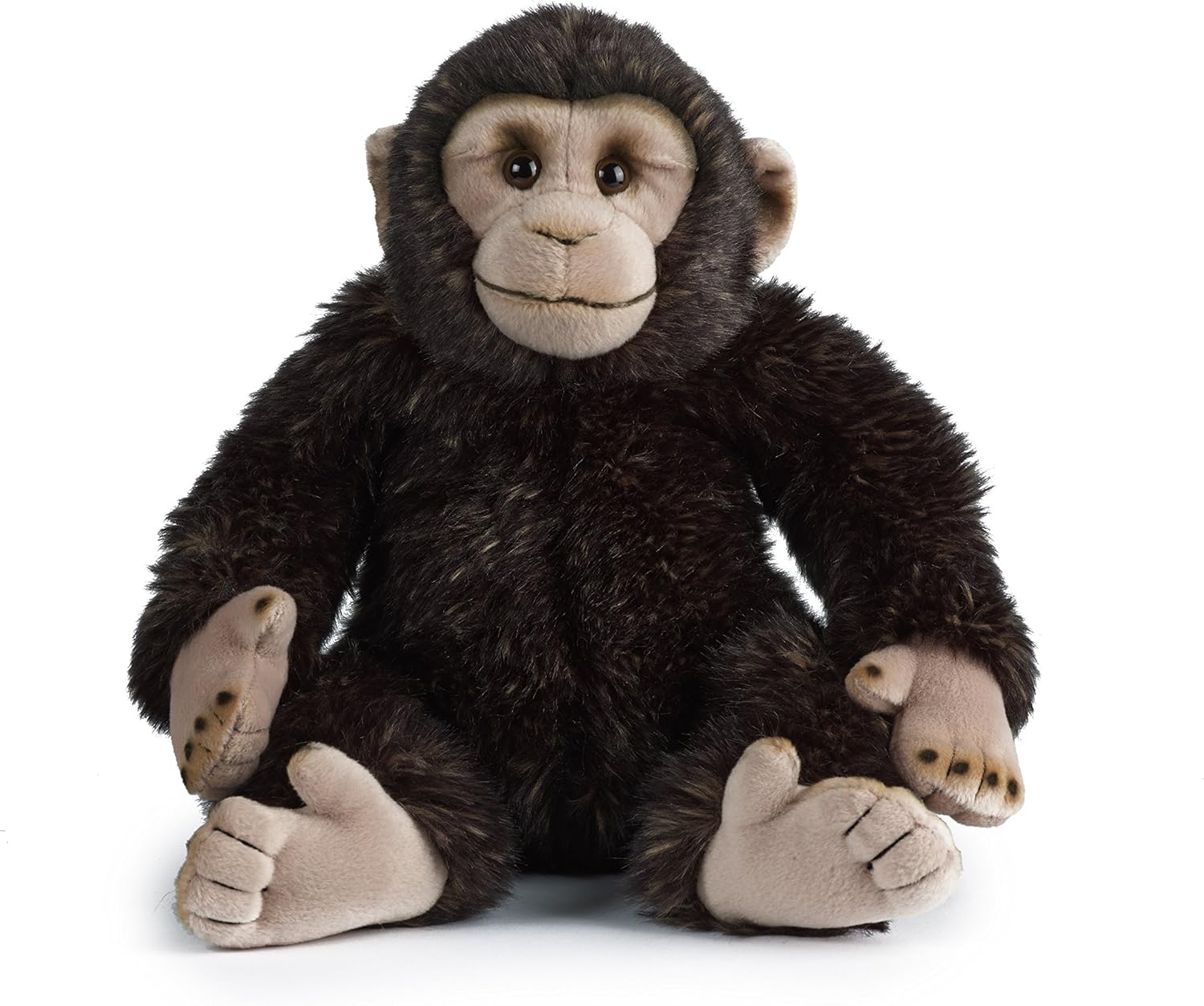 Living Nature Soft Toy - Monkey, Chimpanzee (30cm), Black