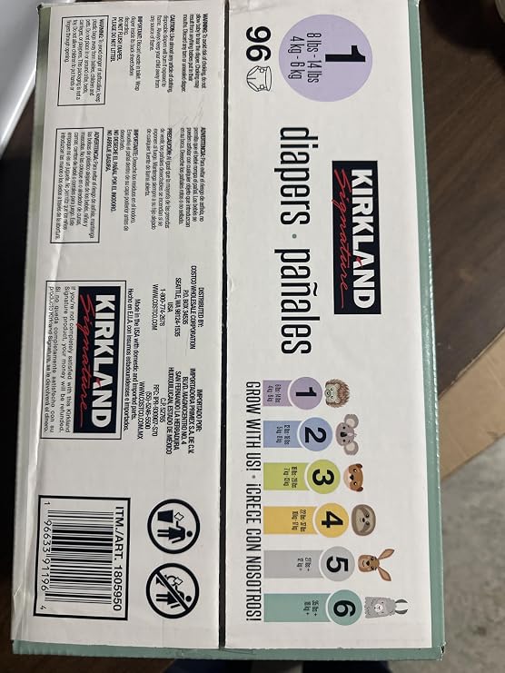 Kirkland Signature Diaper, Size 2 (112 Count)