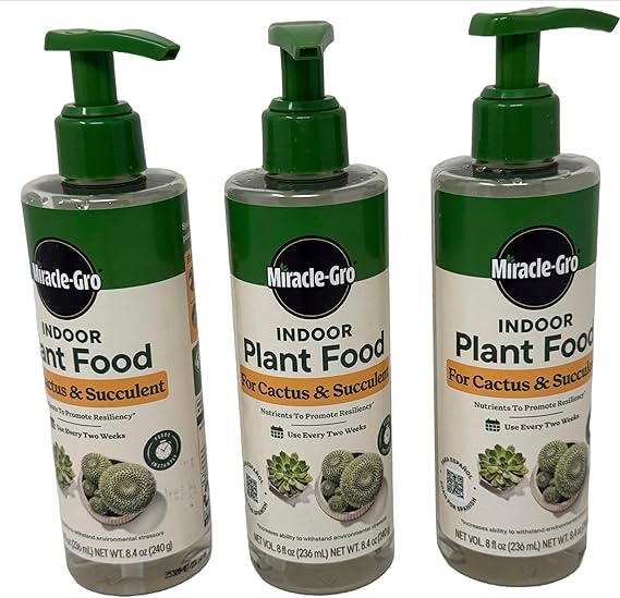 Miracle-Gro Succulent Plant Food, 8 OZ (3 Pack)