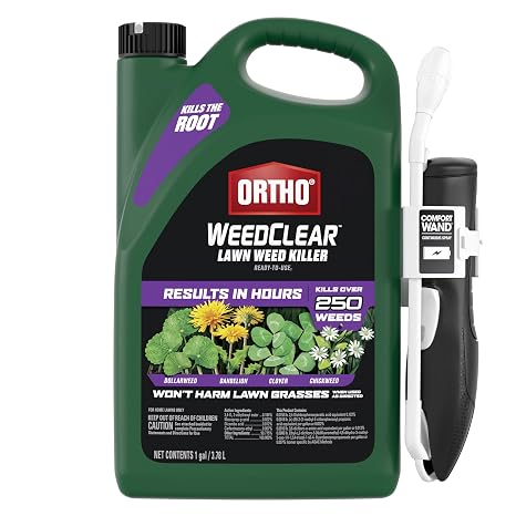 Ortho WeedClear Lawn Weed Killer Ready-to-Use1 with Comfort Wand, 1 gal.