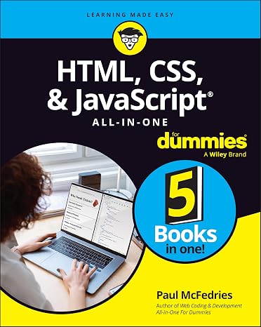 HTML, CSS, JavaScript All-in-One For Dummies