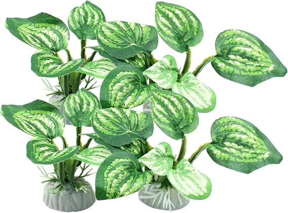 Soft Aquarium Plants Betta Fish Tank Decorations, Green, 2 Inch