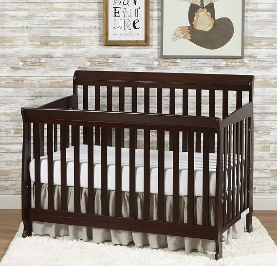 Suite Bebe Riley 4-in-1 Convertible Crib, Espresso Finish