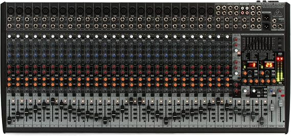 Behringer Eurodesk Sx3242fx Ultra-Low Noise Design 32-Input 4-Bus Studio/Live Mixer With Xenyx Mic Preamplifiers, British Eqs And Dual Multi-Fx Processor